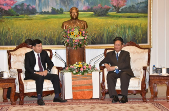 General Vilay Lakhamfong Receives Vietnamese Deputy Minister of Foreign Affairs